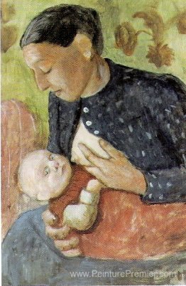 La mère de l'allaitement de Paula Modersohn-Becker