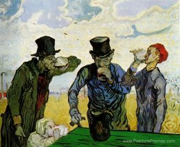 Les buveurs (après Daumier)