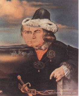 Portrait de Laurence Olivier dans le rôle de Richard III