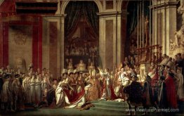 La consécration de l'empereur Napoléon et le couronnement de l'i