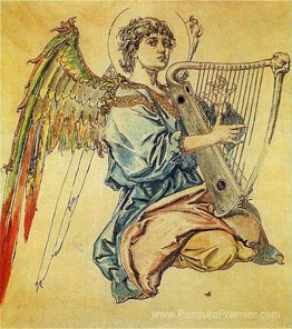 Ange avec harp