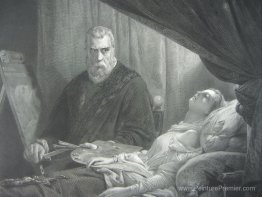 Tintoretto au lit de mort de sa fille