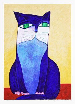 Chat bleu