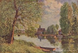 Paysage fluvial par Moret Sur Loing