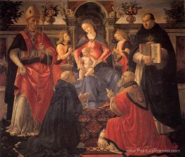 Madonna et l'enfant intronisés avec Saint-Dionysius, Aeropagita,