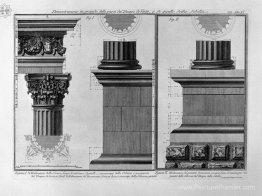 Démonstration en grandes parties du temple de Vesta et de la Sib