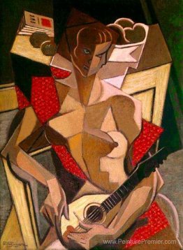 Femme avec une mandoline