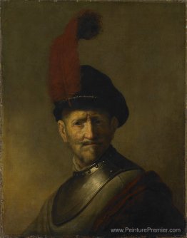 Un vieil homme en costume militaire (anciennement appelé Portrai