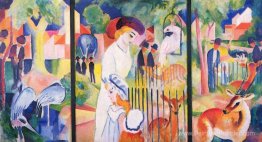 Grand zoo, triptyque