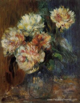 Vase de pivoines