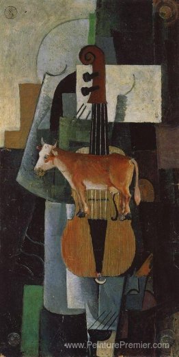 Vache et violon