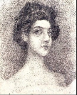 Portrait de Nadezhda Zabela-Vrubel