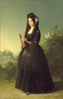 Portrait d'Infanta Luisa Fernanda d'Espagne, duchesse de Montpes