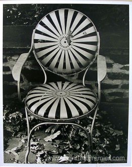 Chaise de jardin, automne