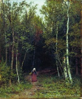 Paysage avec une femme