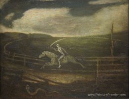 La piste de course (mort sur un cheval pâle)