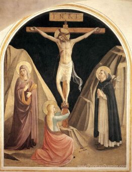 Crucifixion avec la Vierge, Marie-Madeleine et Saint-Dominique