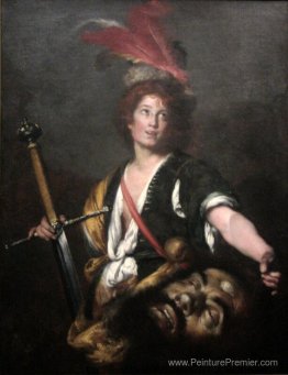 David avec la tête de Goliath