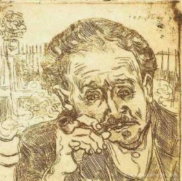 Portrait de Doctor Gachet (un homme avec une pipe)