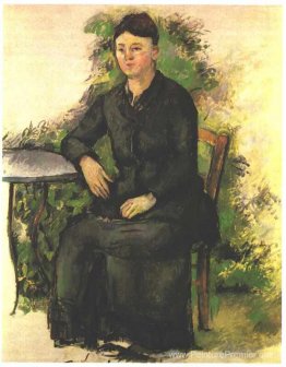 Madame cezanne dans le jardin