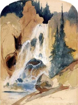 Crystal Falls (aquarelle)