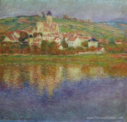 Vetheuil, effet rose