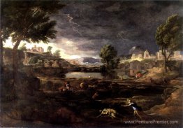 Paysage orageux avec pyramus et ce