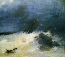 Tempête en mer