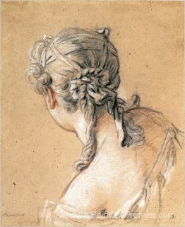 Chef d'une femme par derrière