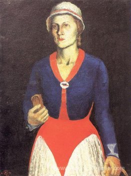 Portrait de la femme de l'artiste