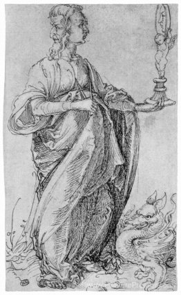 Dessinant de la prudence "tarot"