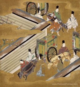 Illustration du Genji Monogatari (le prince parfumé)