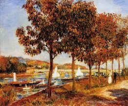 Le pont d'Argenteuil en automne