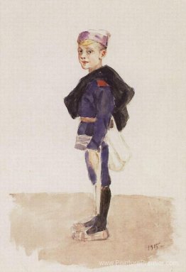 Portrait de M. P. Konchalovsky dans l'enfance