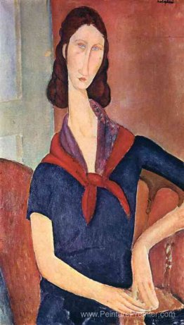 Jeanne Hebutern (avec un foulard)