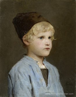 Portrait d'un garçon avec une casquette