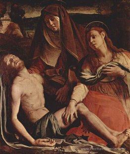 Le Christ mort avec la Vierge et la Madeleine Saint-Marie