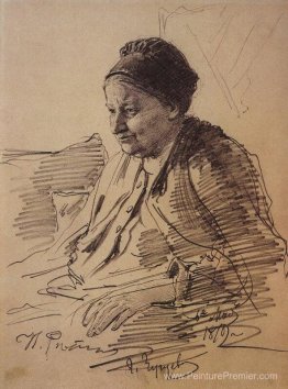 Portrait de T.S. Repina, mère de l'artiste