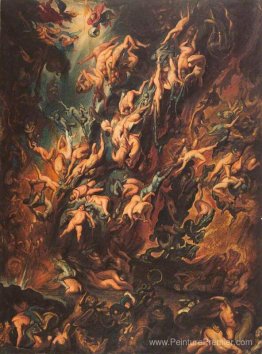 La chute du damné (copie après Rubens)