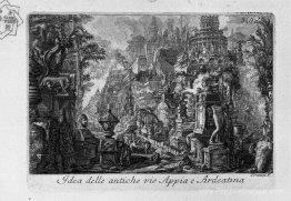 Idée de l'ancienne via Appia et Ardeattina