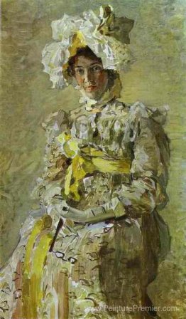 Portrait de Nadezhda Zabela-Vrubel, la femme de l'artiste, dans