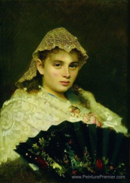 Portrait d'Olga Afanasiyevna Raftopulo