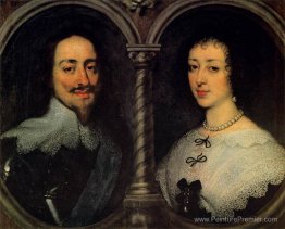 Charles I d'Angleterre et Henrietta de France