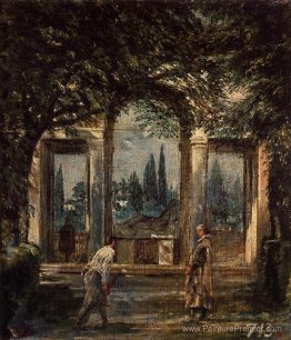 Les jardins de la villa Médicis à Rome