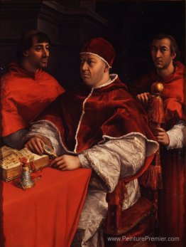 Portraits de Leo x Cardinal Luigi de 'Rossi et Giulio de Medici