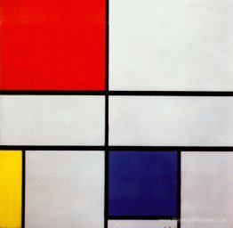 Composition C (n ° III) avec rouge, jaune et bleu