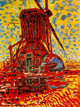 Moulin en lumière du soleil: le moulin à clinquant