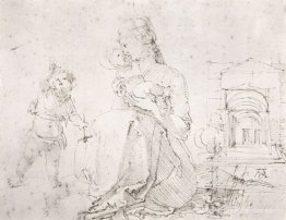 Madonna et enfant avec le petit St. John