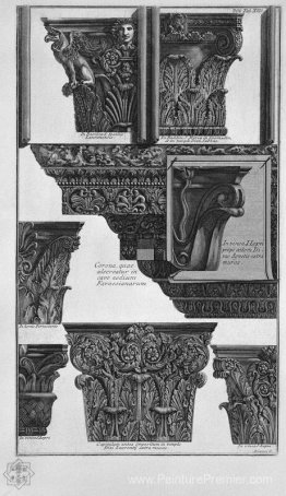 Diverses capitales (St. John Leterran, St. Mary à Cosmedin, S. L