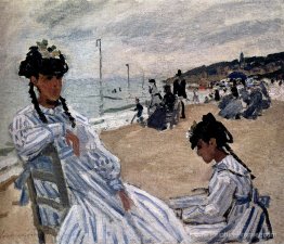 Sur la plage à Trouville